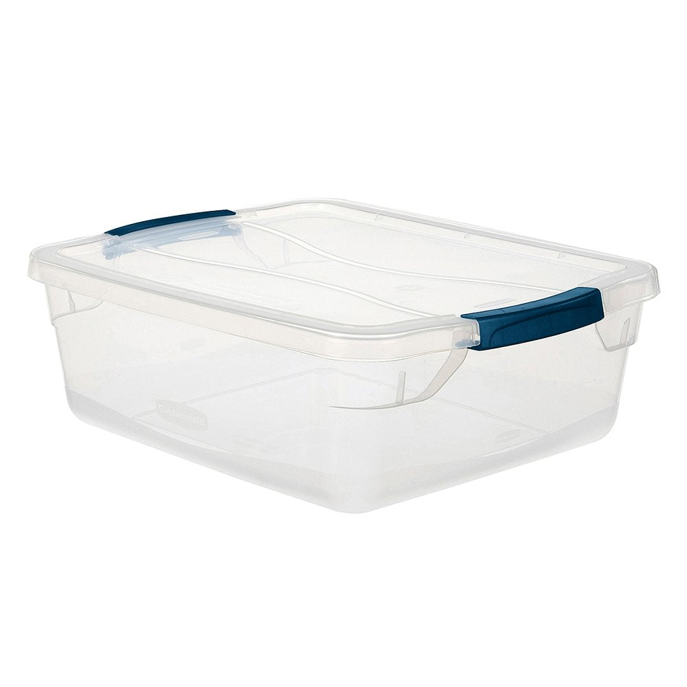 Rubbermaid Cleverstore Clear Latching Tote