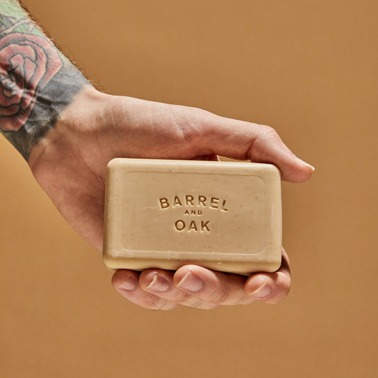 Barrel and Oak Exfoliating Bar Soap - Spiced Sandalwood