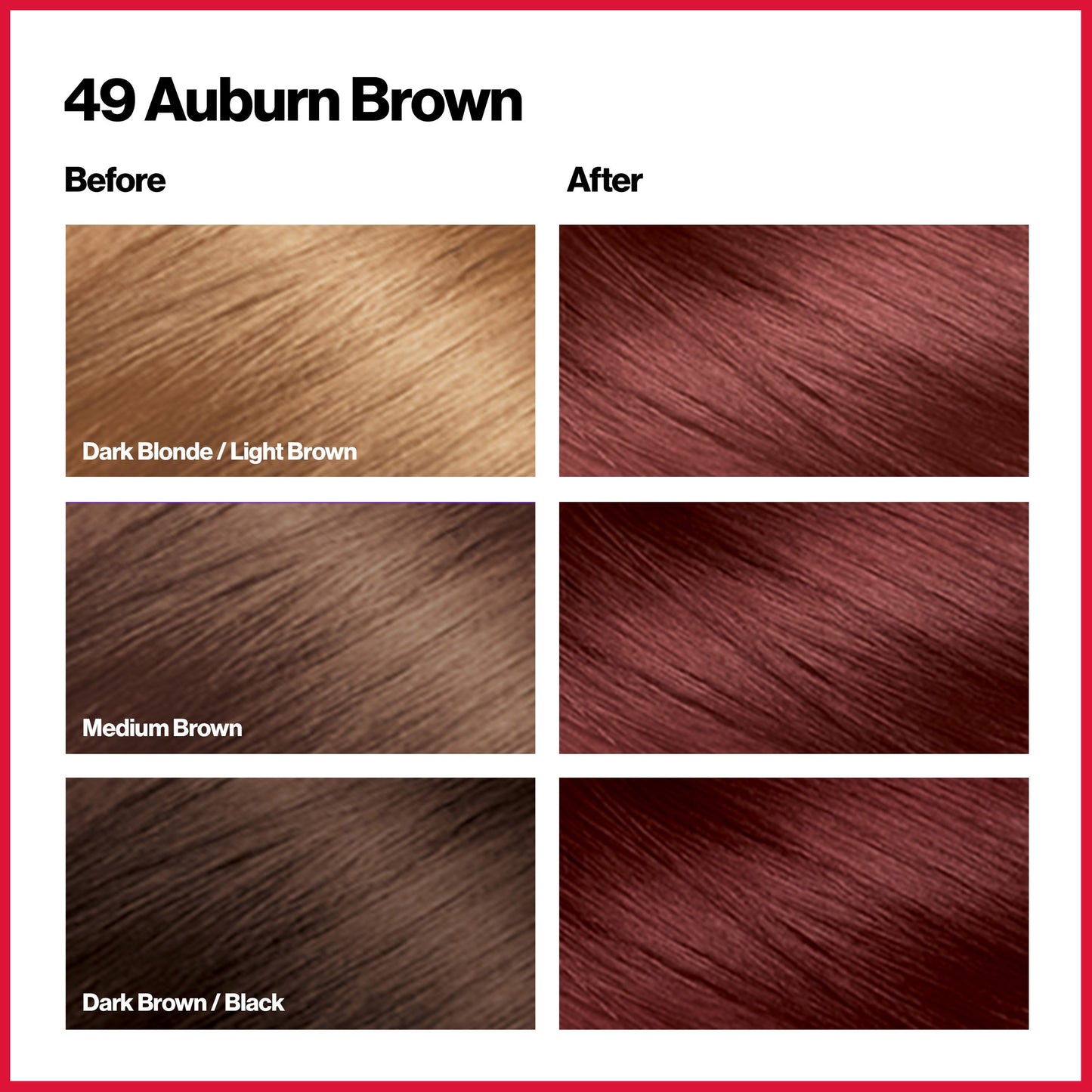 Revlon ColorSilk Hair Color - 49 Auburn Brown