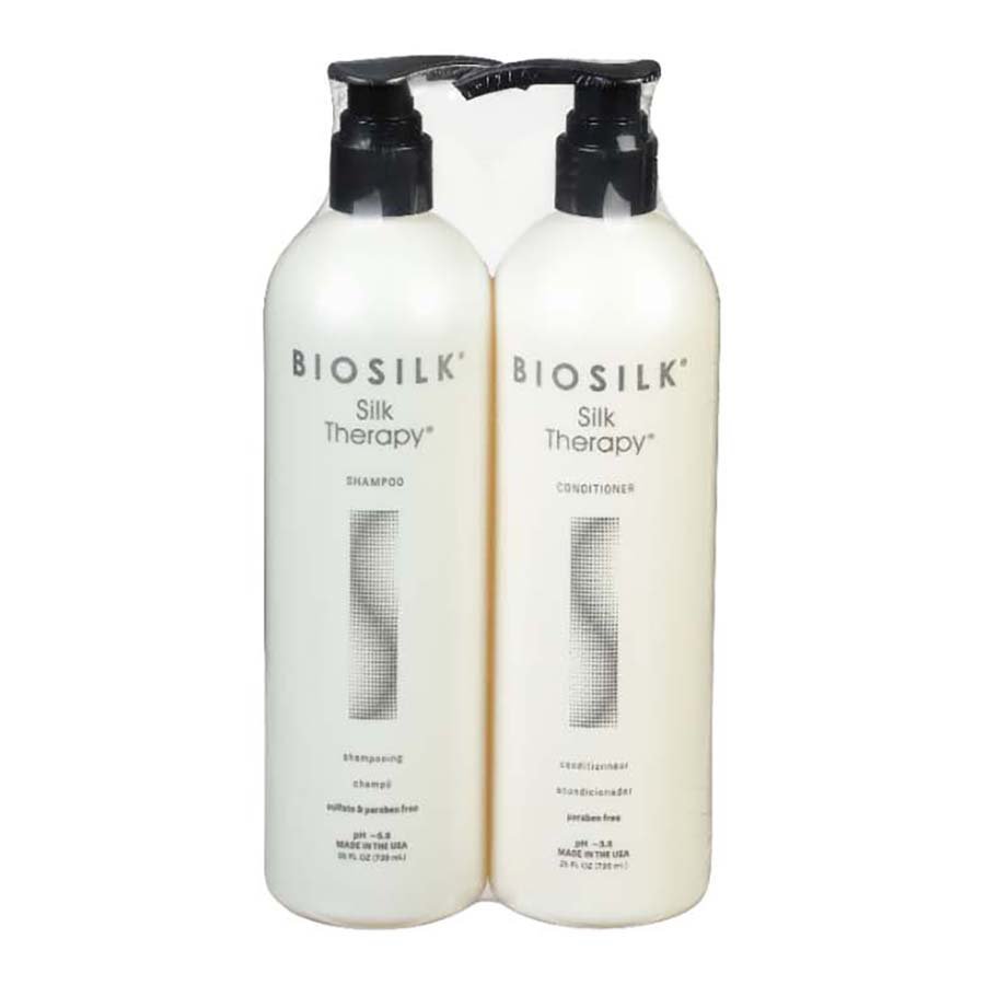 Biosilk Silk Therapy Shampoo & Conditioner Duo