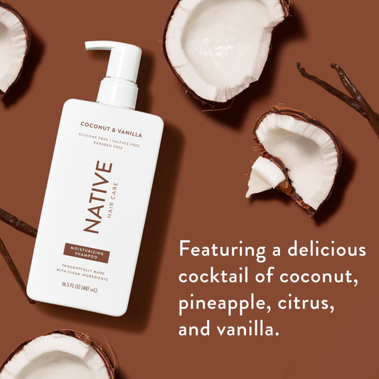 Native Moisturizing Shampoo - Coconut & Vanilla