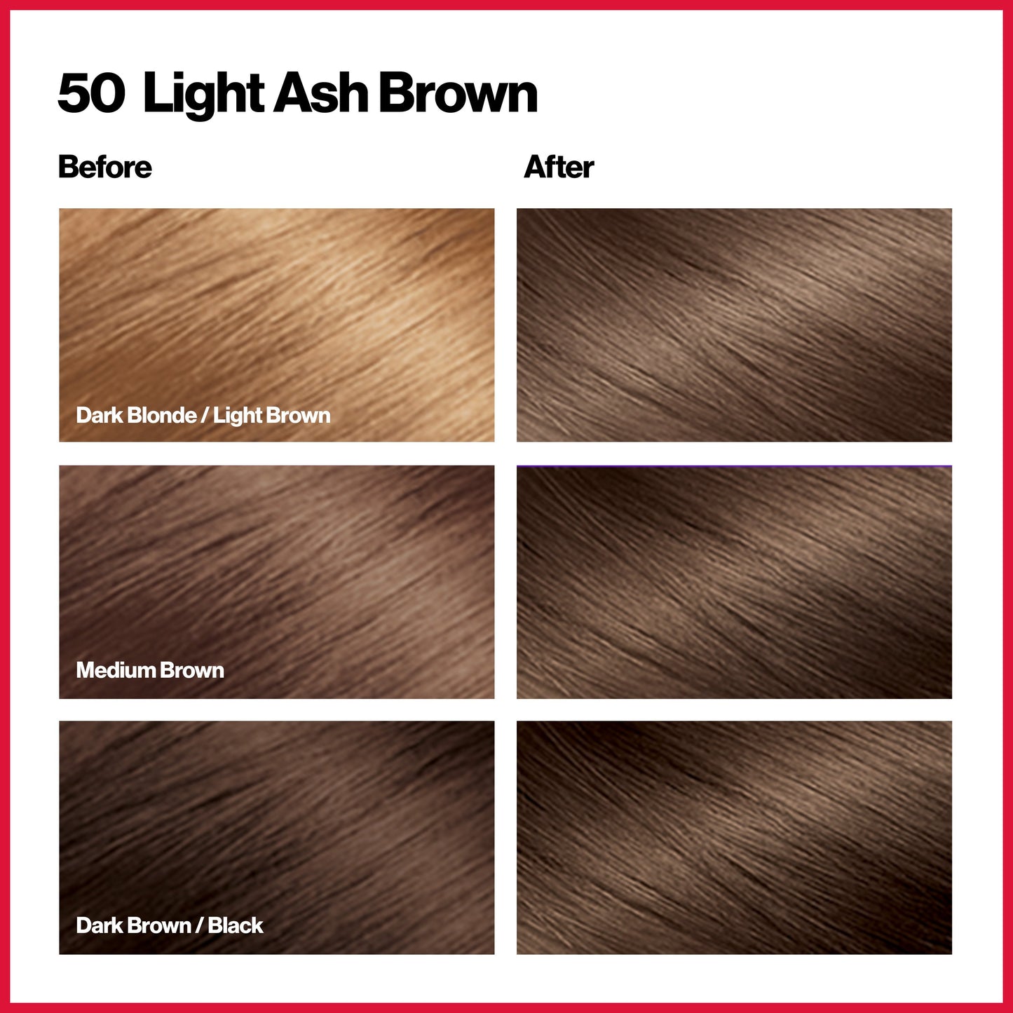 Revlon ColorSilk Hair Color - 50 Light Ash Brown