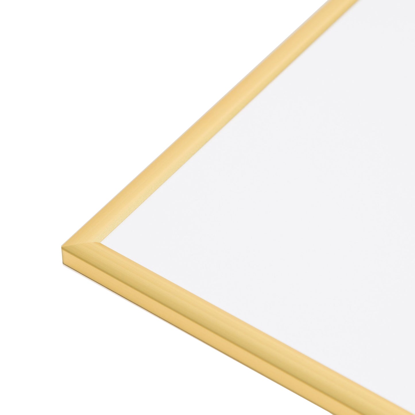 U Brands Gold Metal Frame Dry Erase Board