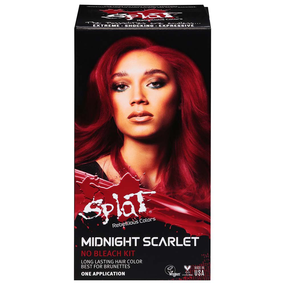 Splat Rebellious Colors Long Lasting Hair Color - Midnight Scarlet