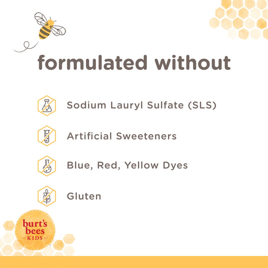 Burt's Bees Kids Fluoride-Free Toothpaste - Bubble Bee Bubblegum