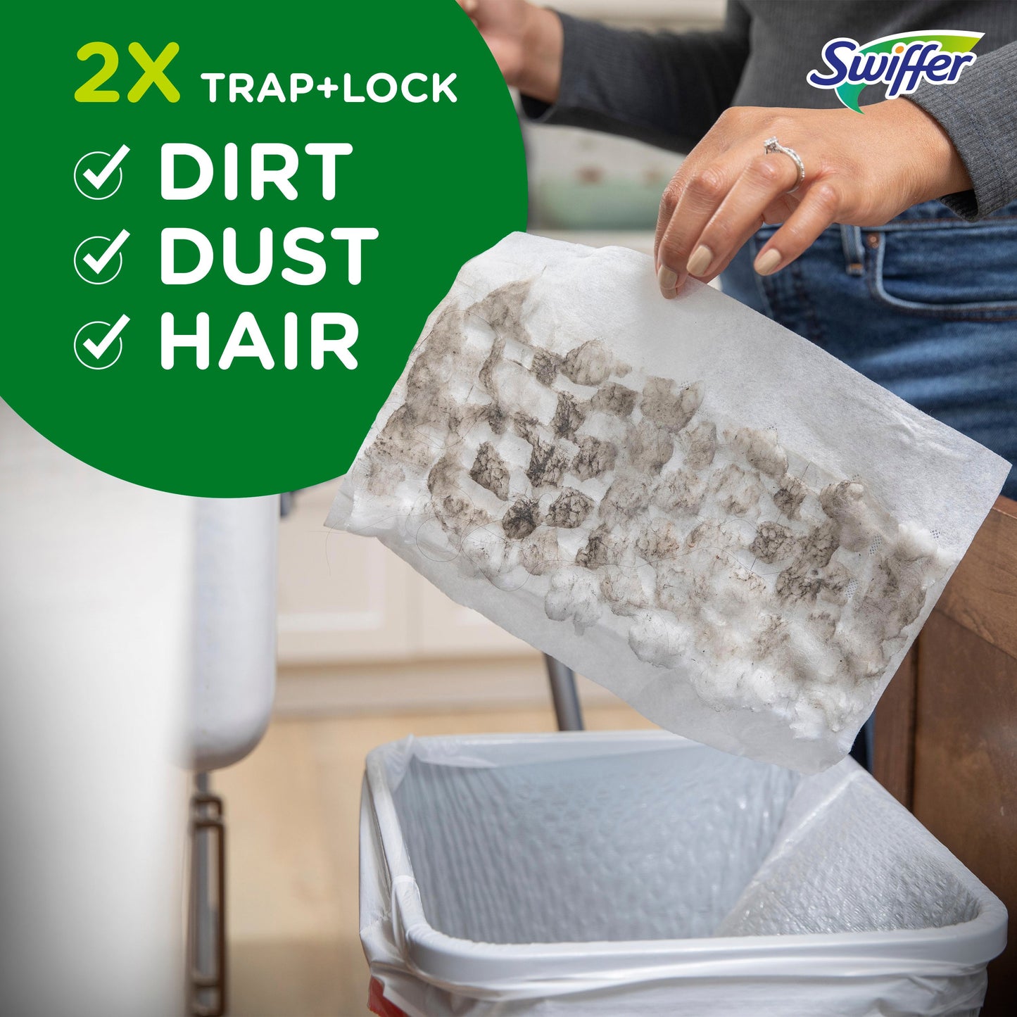 Swiffer Sweeper Heavy Duty Dry Multi-Surface Cloth Refills, Unscented