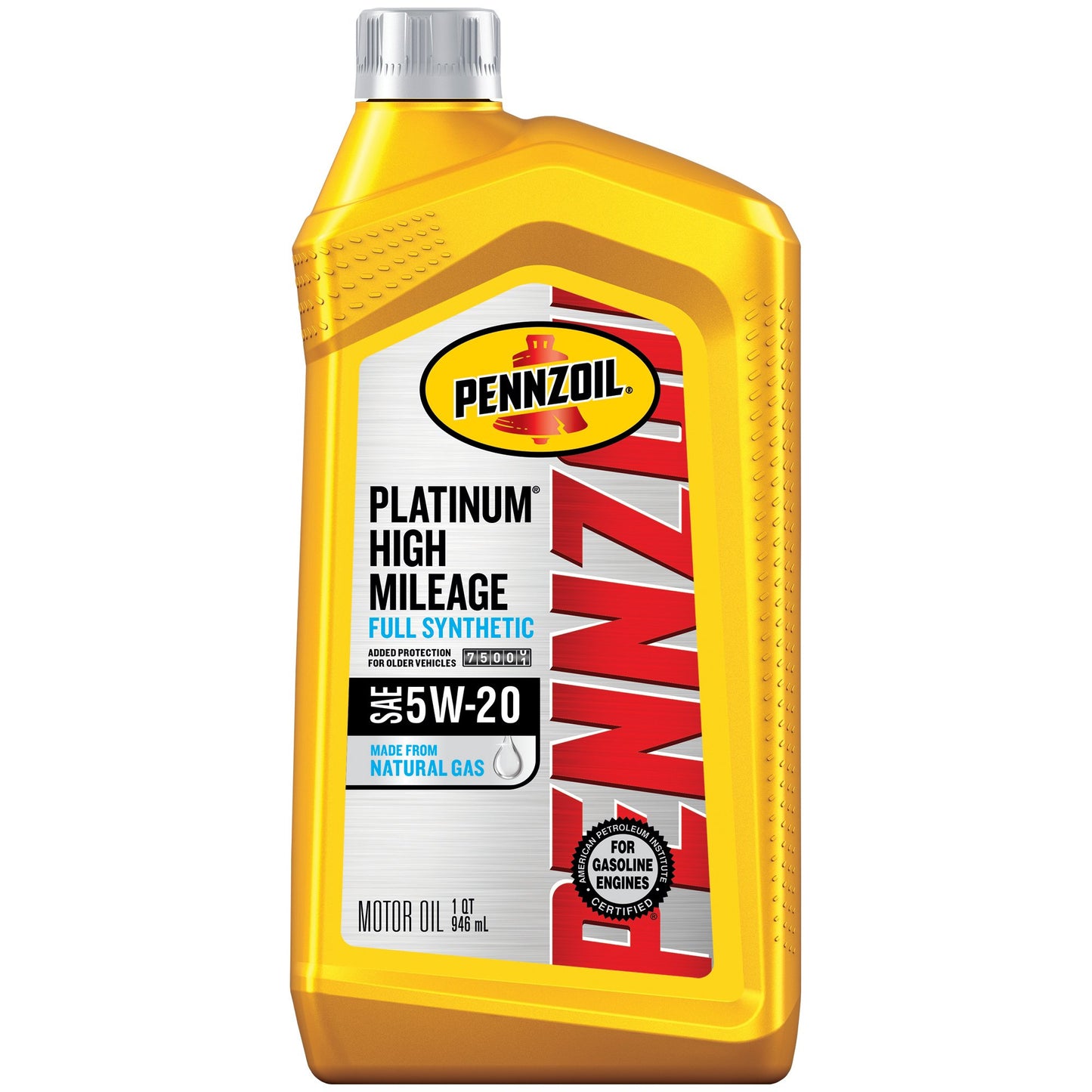 Pennzoil 5W-20 Platinum High Mileage Full Synthetic Motor Oil