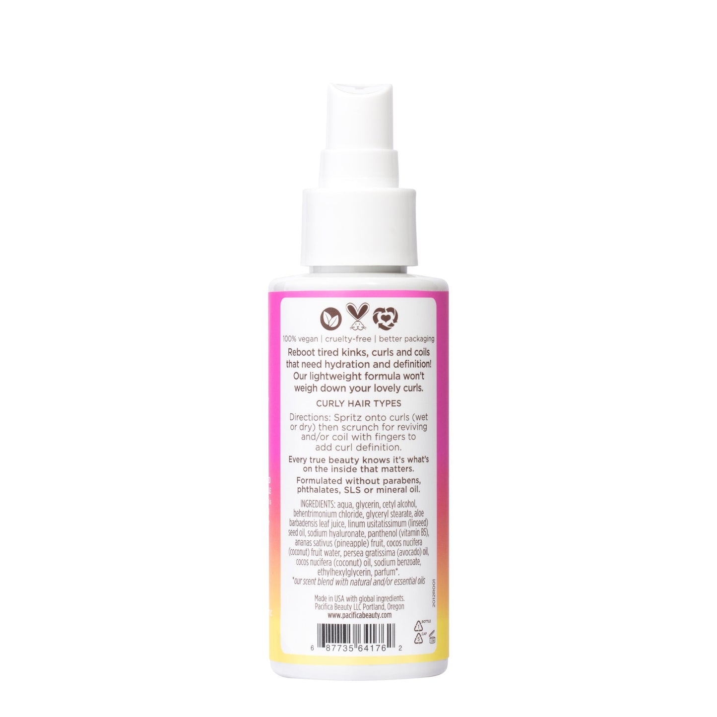 Pacifica Pineapple Curls Refresher Mist