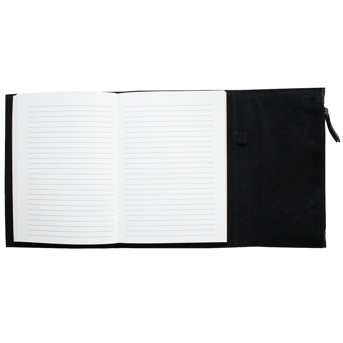 C.R. Gibson Eden Leather Wrapped Clutch Journal - Black