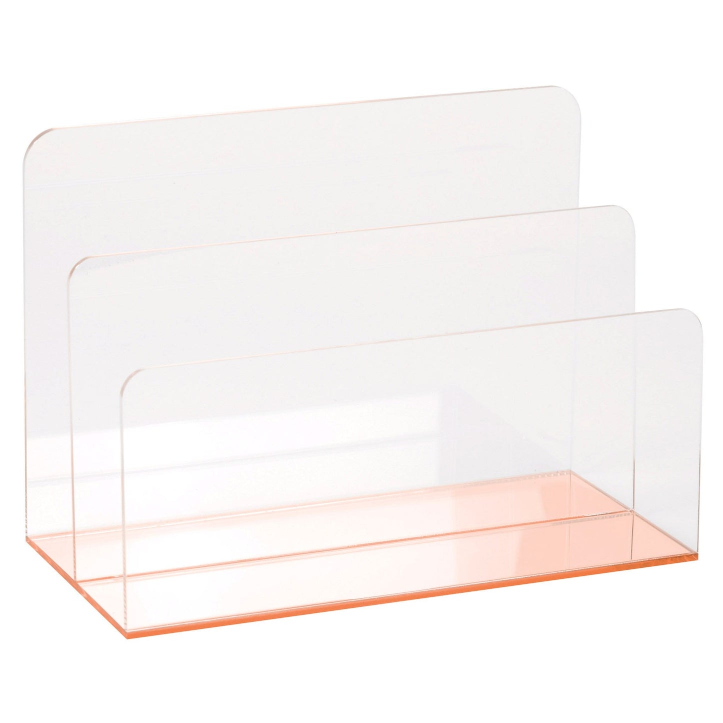 C.R. Gibson Acrylic Desktop File Stand - Rose Gold