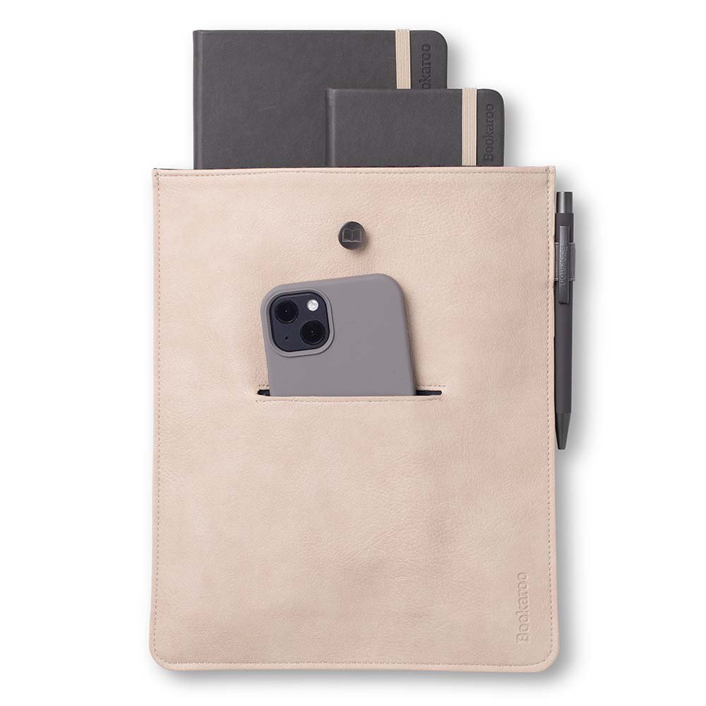 Bookaroo Books & Stuff Pouch - Cream