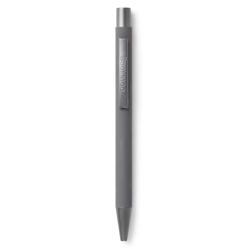 Bookaroo Charcoal Retractable Ball Point Pen - Black Ink
