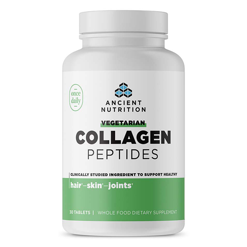 Ancient Nutrition Once Daily Vegetarian Collagen Peptides Tablets