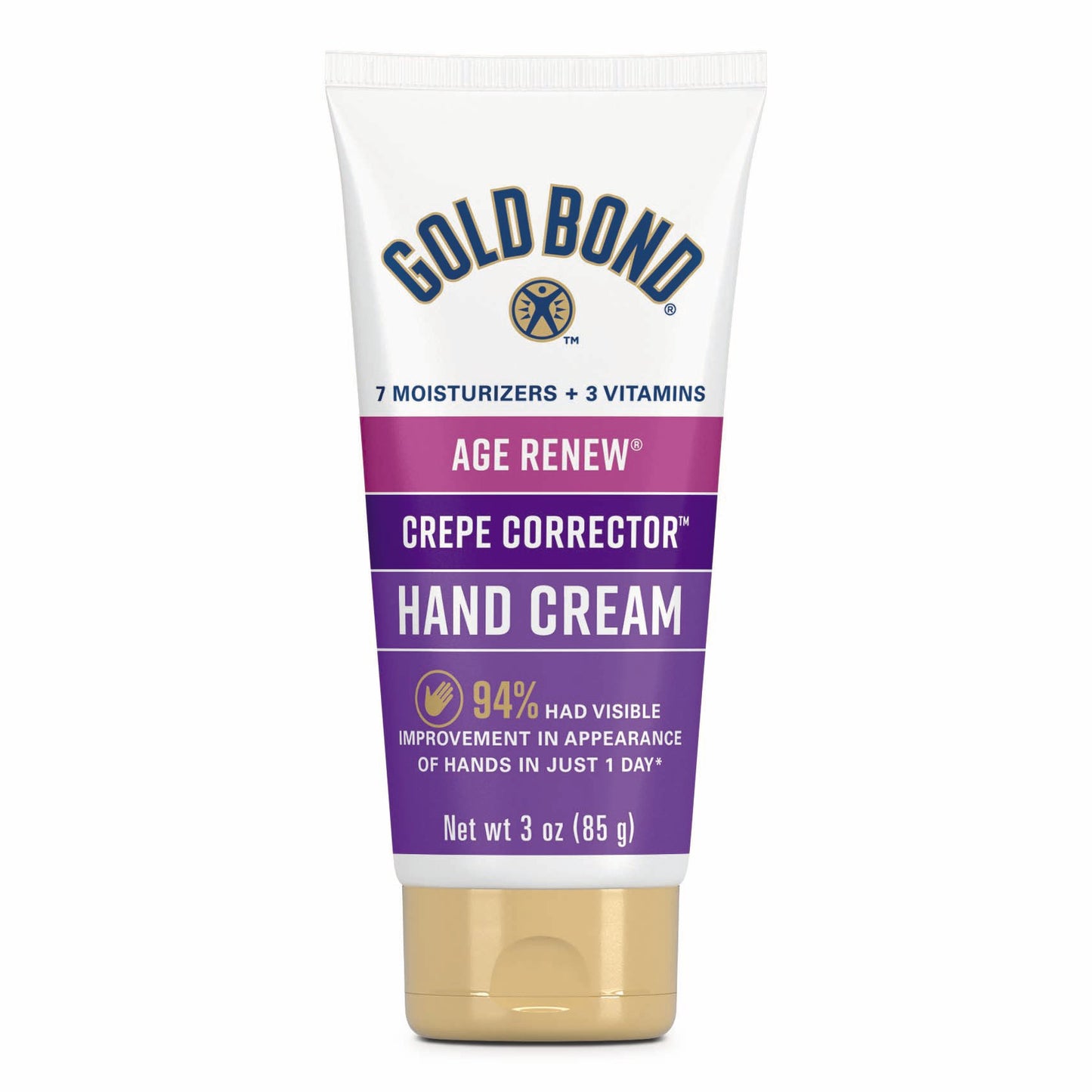 Gold Bond Age Renew Crepe Corrector Hand Cream 3oz