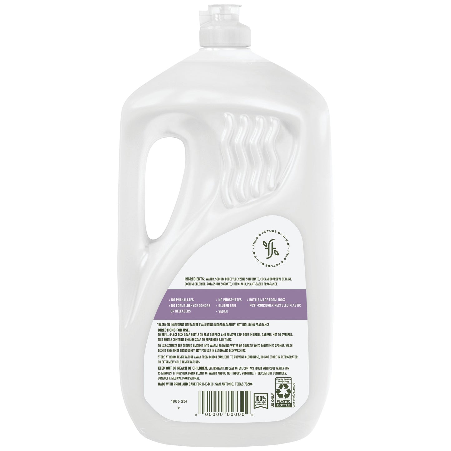 Field & Future by H-E-B Dishwashing Liquid Refill - Lavender Vetiver