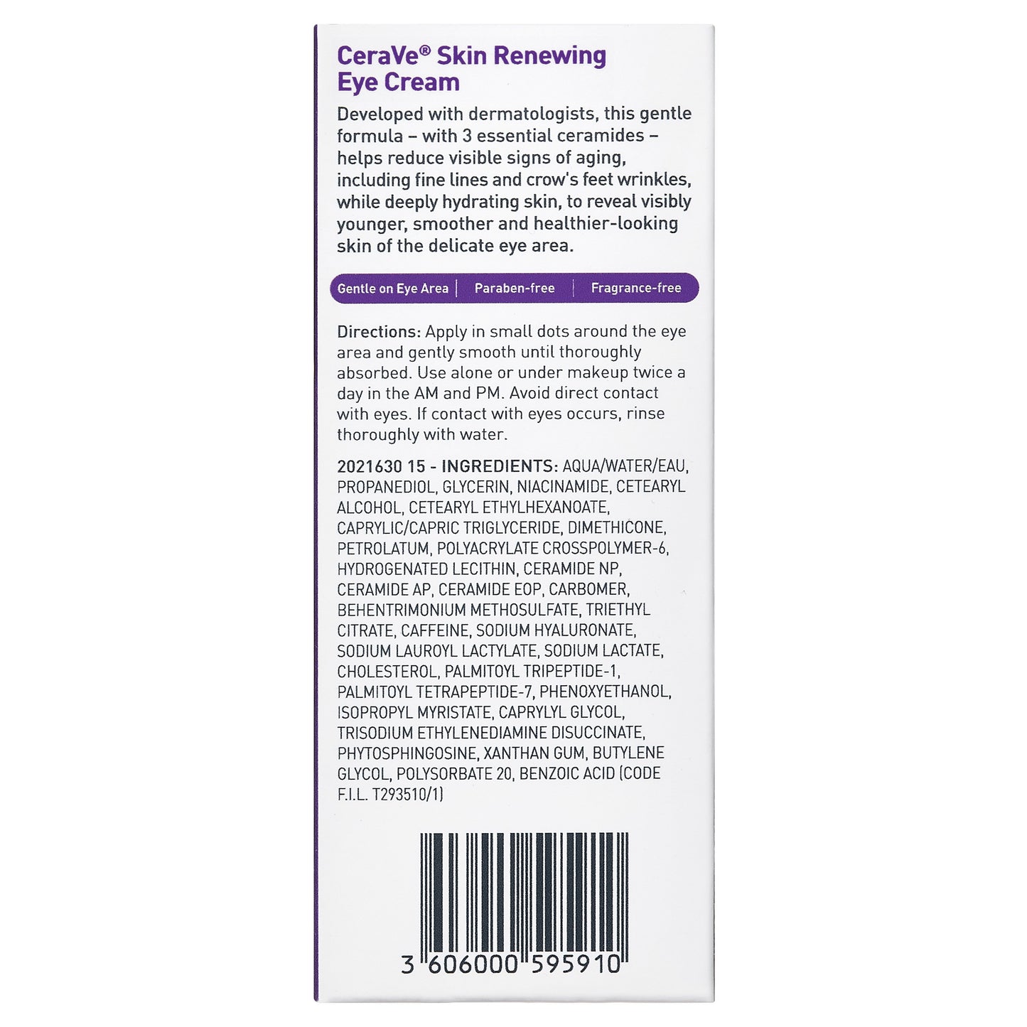 CeraVe Skin Renewing Eye Cream
