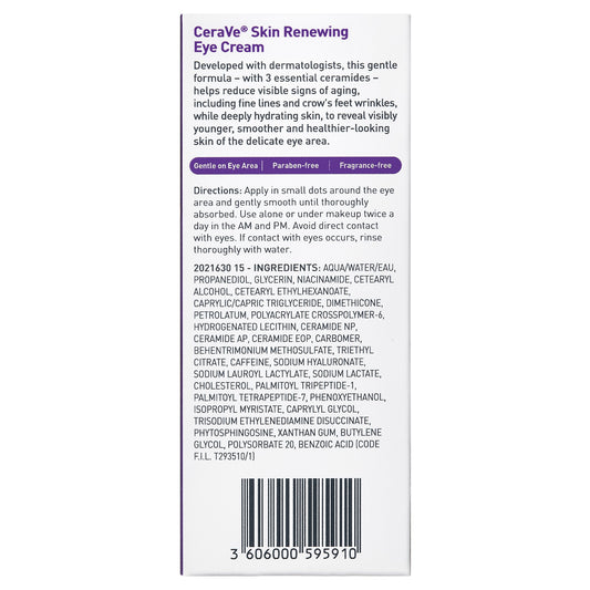 CeraVe Skin Renewing Eye Cream
