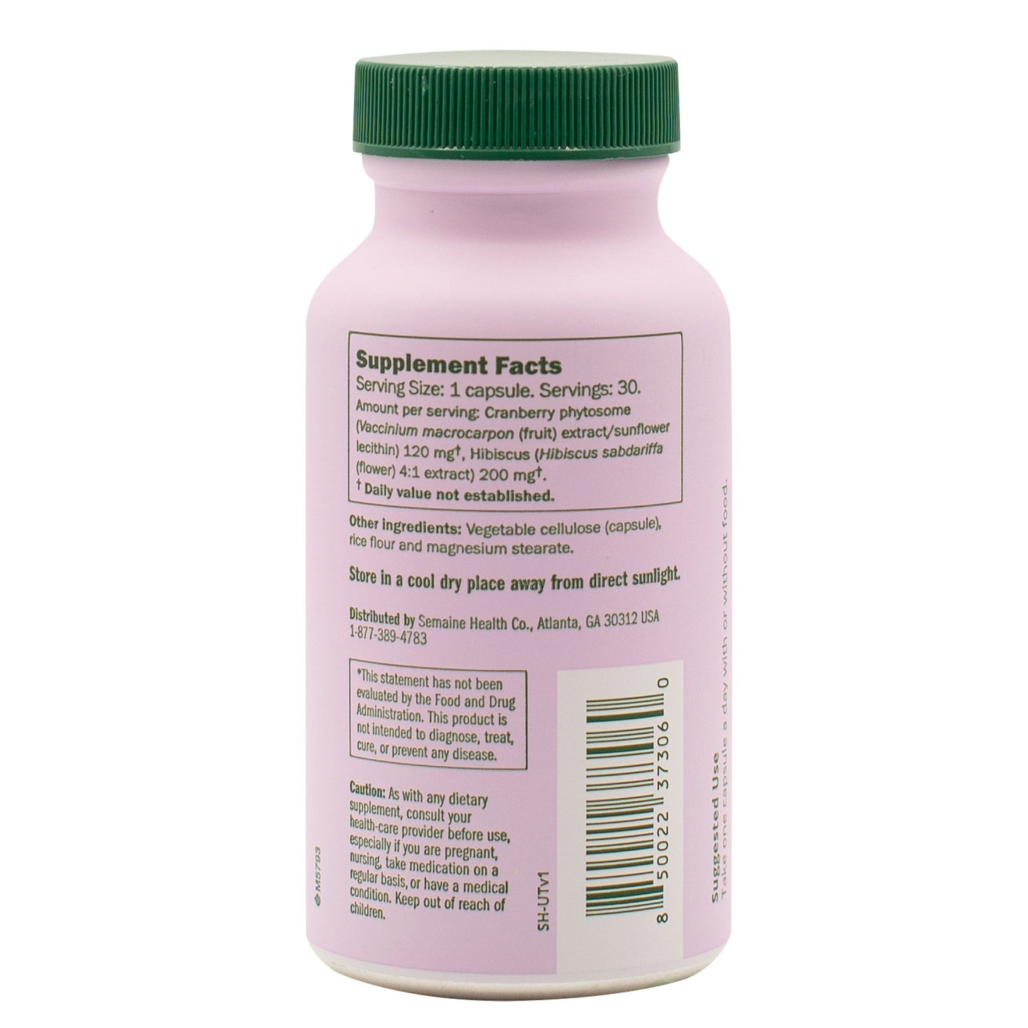 Semaine Health Urinary Tract Cleanse & Protect Capsules