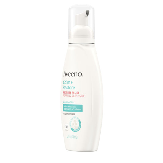 Aveeno Calm + Restore Redness Relief Foaming Cleanser