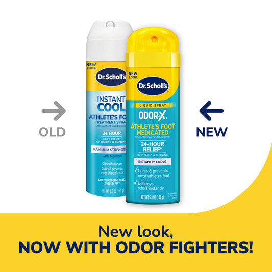 Dr. Scholl's Odor-X Athlete's Foot Medicated Liquid Spray