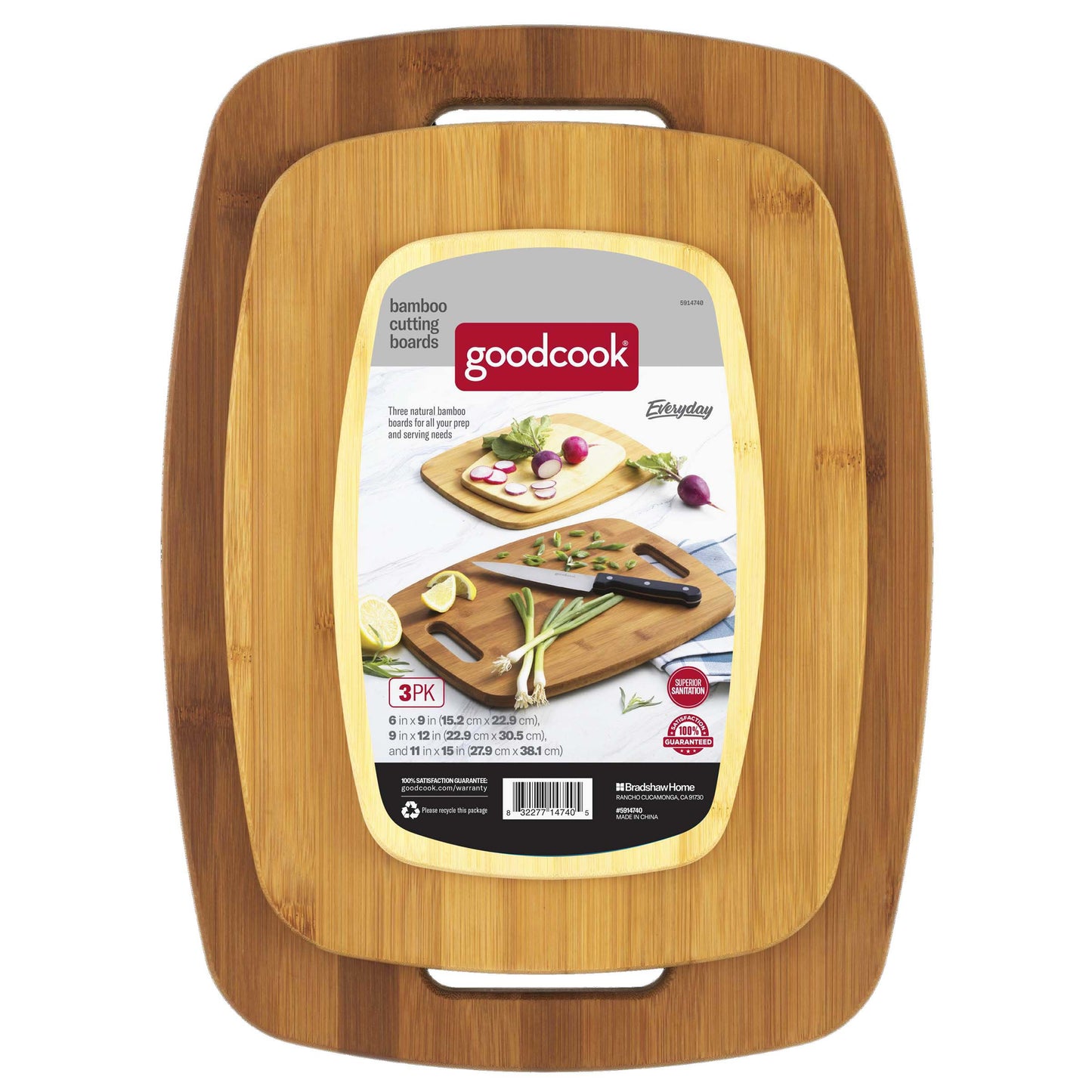 GoodCook Everyday Bamboo Cutting Boards