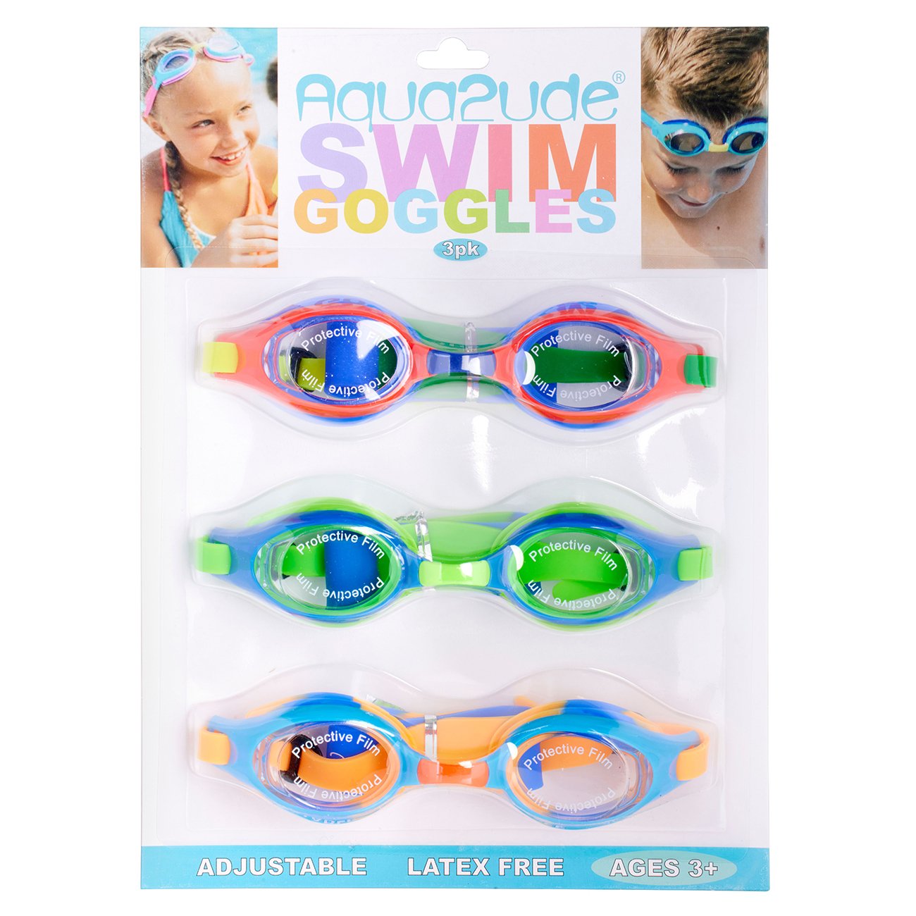 Aqua2ude Kids Swim Goggles