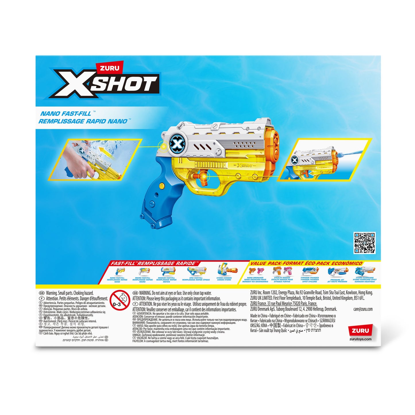 Zuru XSHOT Nano Fast-Fill Water Blaster