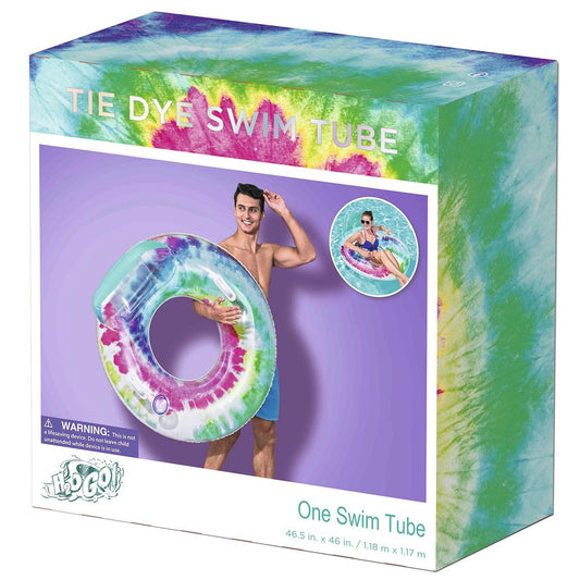 H2OGO! Inflatable Tie Dye Swim Tube