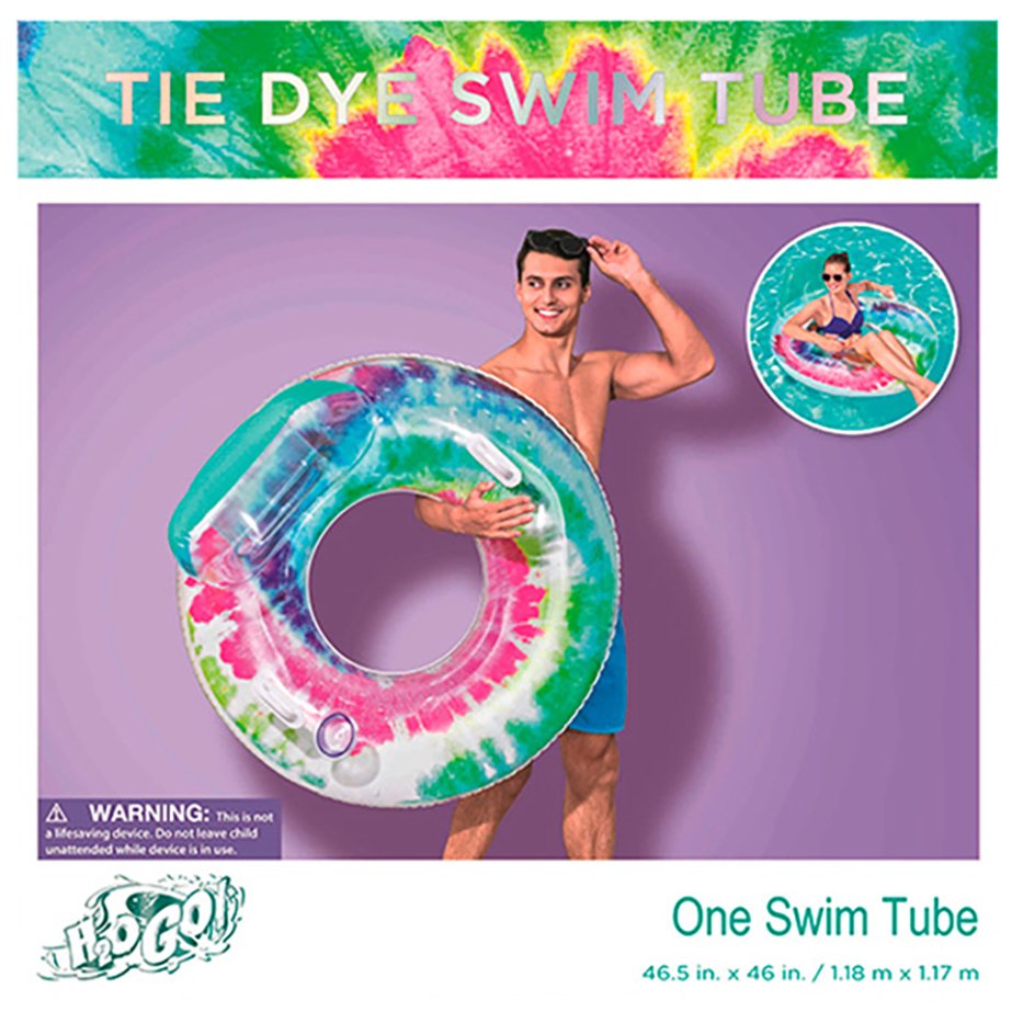 H2OGO! Inflatable Tie Dye Swim Tube