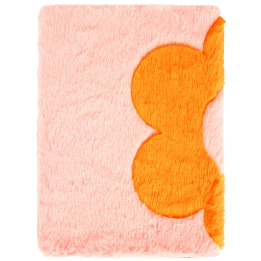 C.R. Gibson Flower Tri-Fold Furry Lined Journal