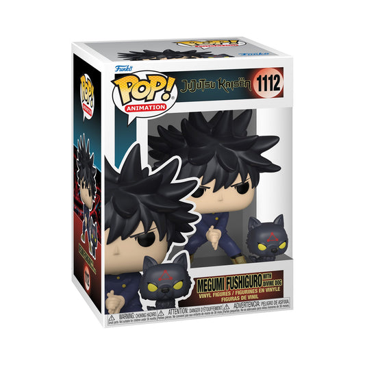 Funko Pop! Jujutsu Kaisen Megumi Fushiguro with Divine Dog Vinyl Figure