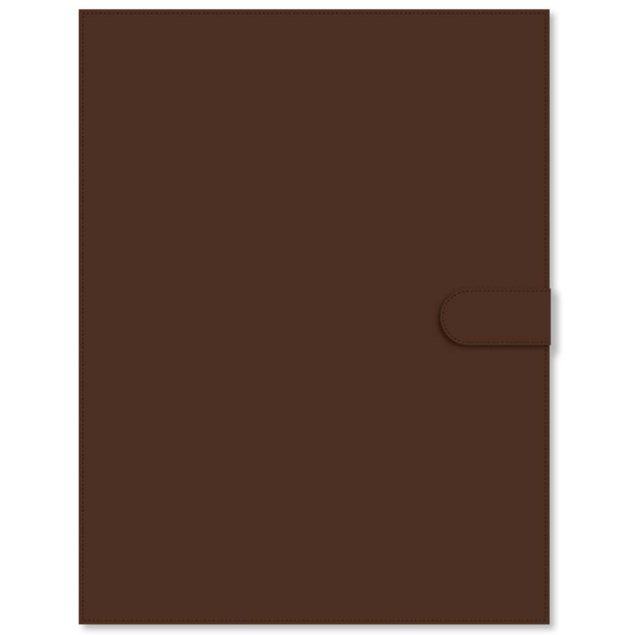 C.R. Gibson Leatherette Padfolio - Brown