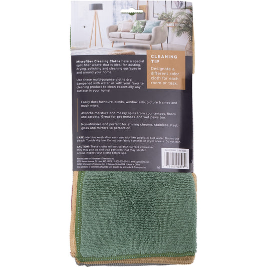 Schroeder & Tremayne Microfiber Cleaning Cloths