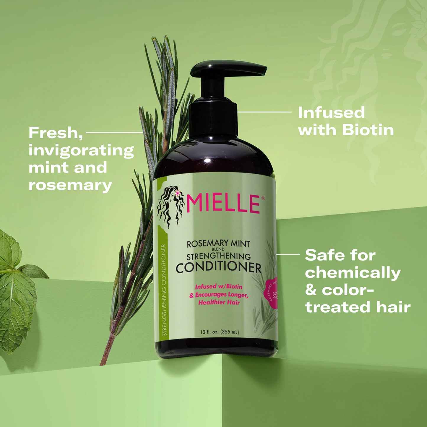 Mielle Biotin Strenghtening Conditioner - Rosemary Mint