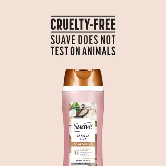 Suave Comforting Body Wash - Sweet Vanilla Silk