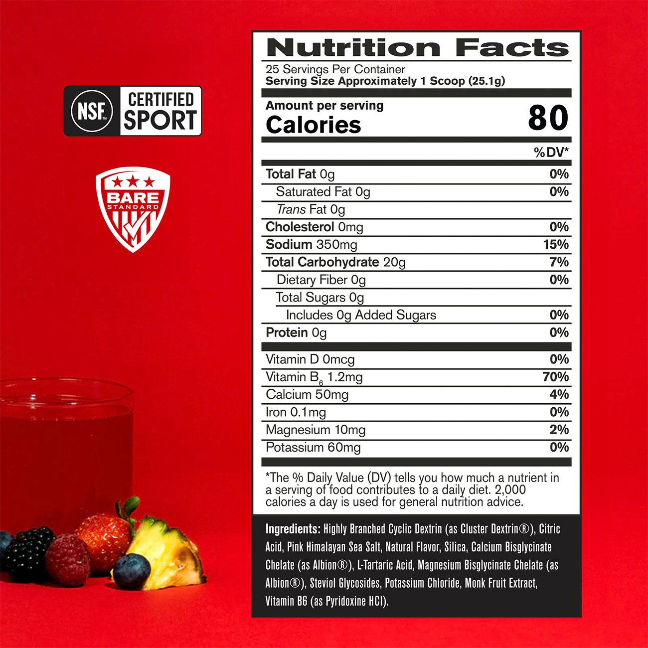 Bare Performance Nutrition G.1.M Sport - Fruit Punch