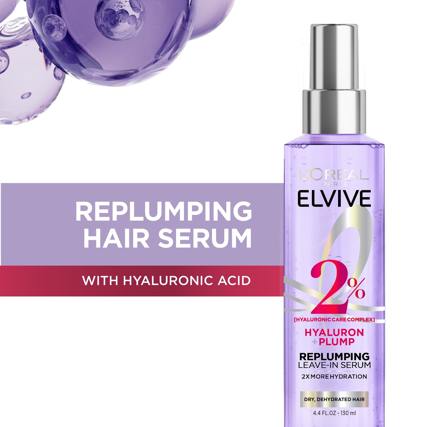 L'Oréal Paris Elvive Hyaluron + Plump Moisture Replump Hair Serum