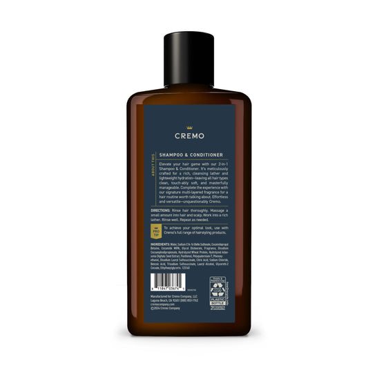 Cremo 2 in 1 Shampoo & Conditioner - Palo Santo