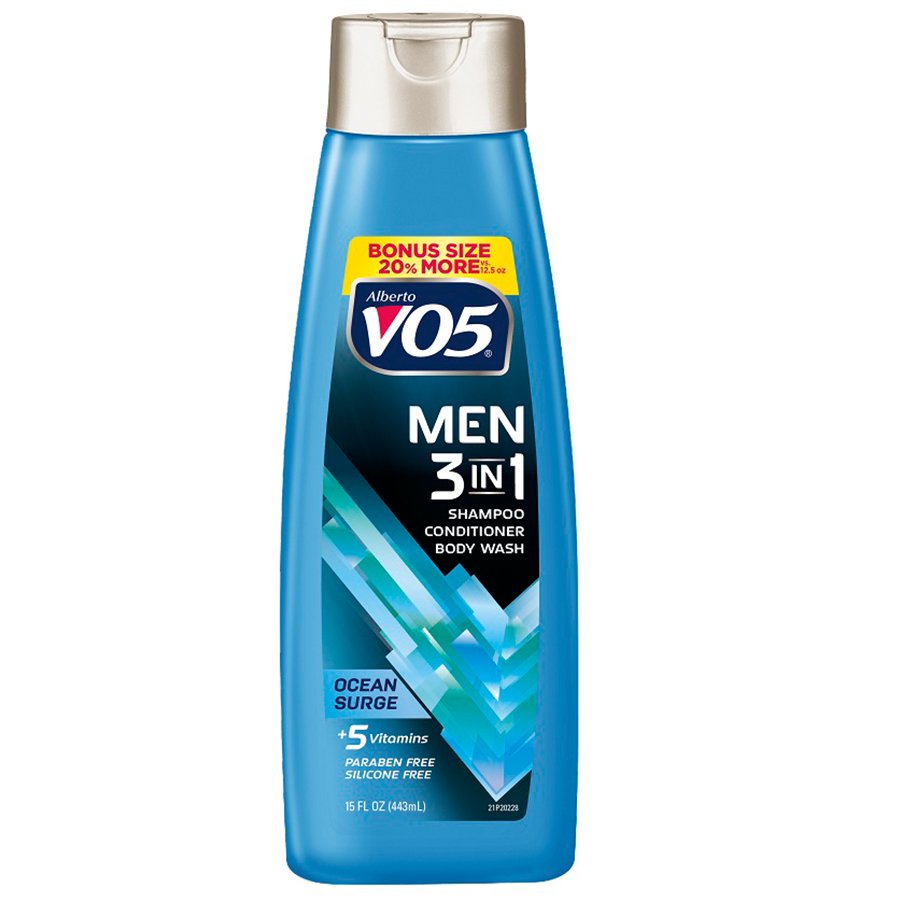 Alberto VO5 Men 3 in 1 Shampoo Conditioner Body Wash - Ocean Surge