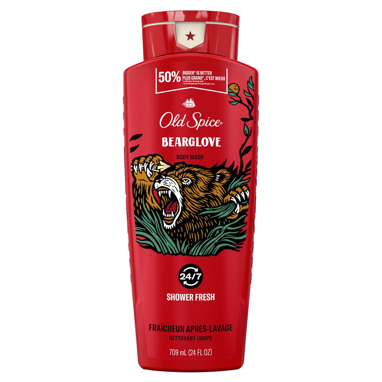 Old Spice Long Lasting Lather Body Wash - Bearglove
