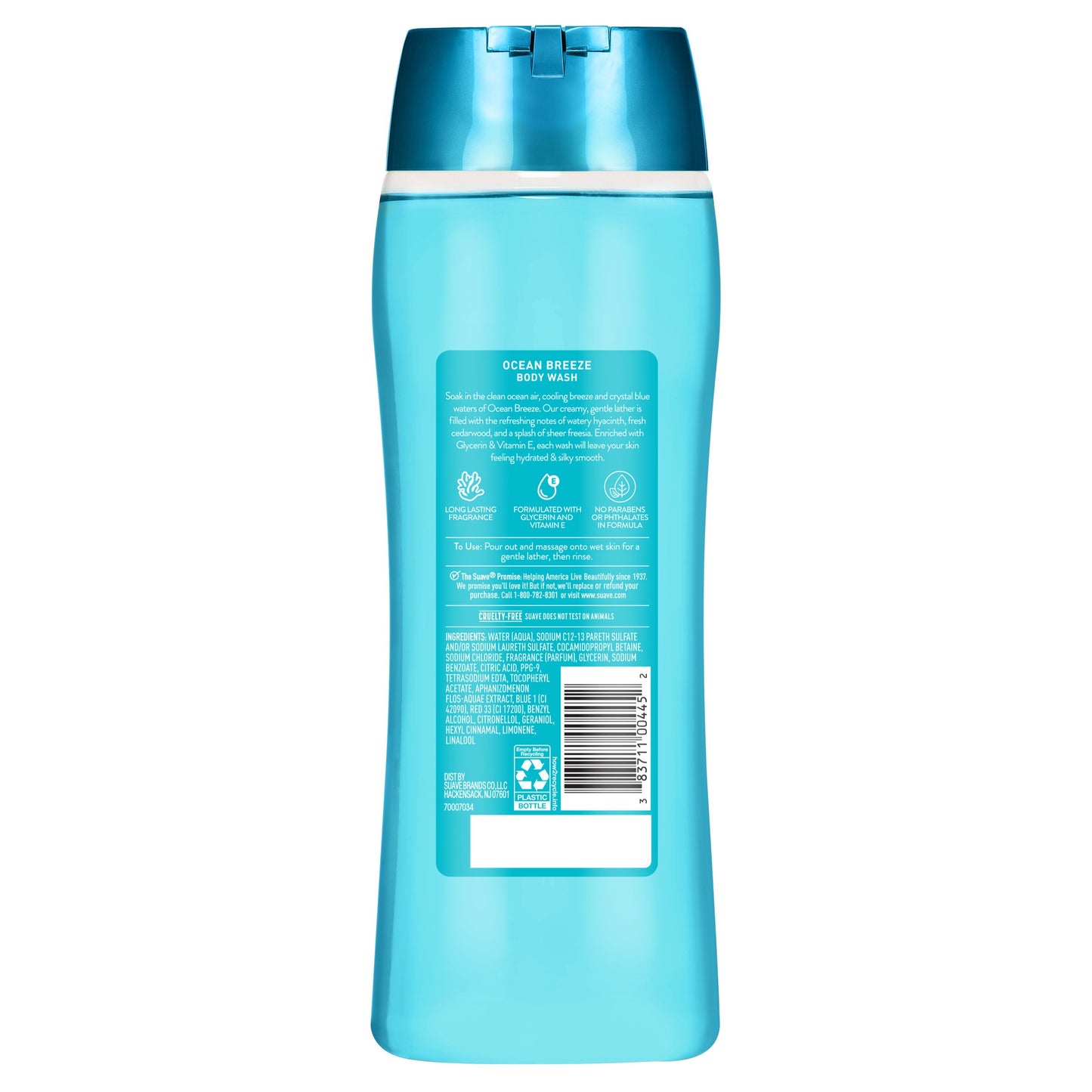 Suave Refreshing Body Wash - Ocean Breeze