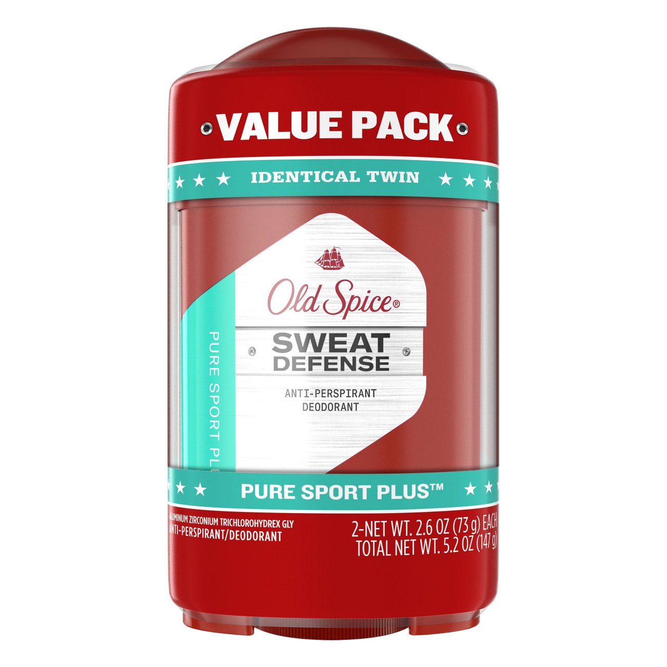 Old Spice Sweat Defense Antiperspirant Deodorant - Pure Sport Plus