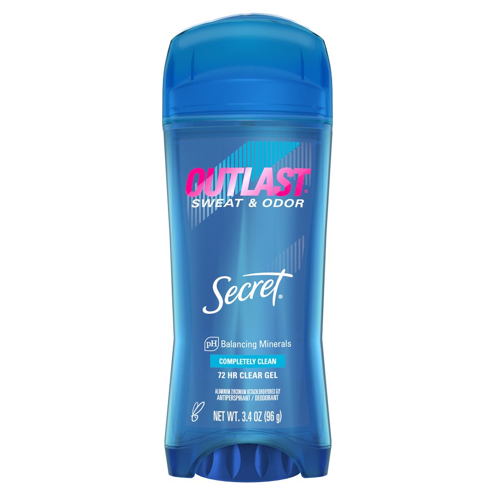Secret Outlast 72 Hr Antiperspirant Deodorant Gel - Clean