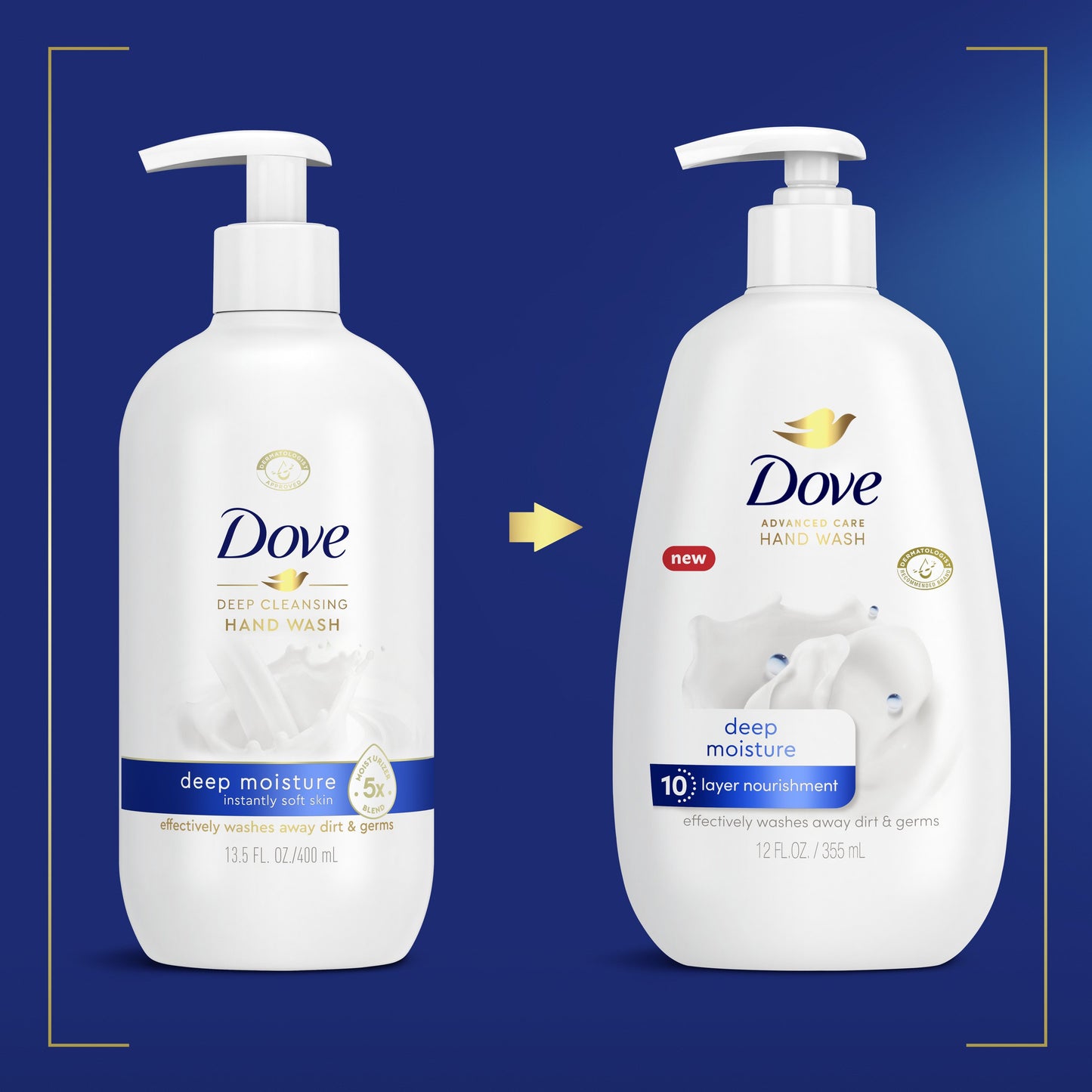 Dove Advanced Care Deep Moisture Hand Wash