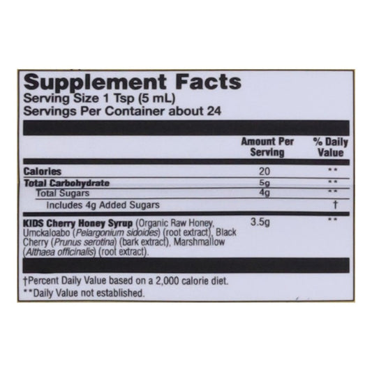Honey Gardens Kids' Wellness Syrup - Cherry & Honey