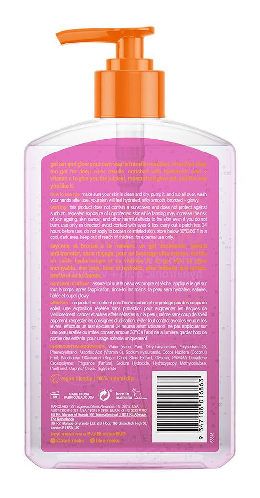 b.tan Glow Your Own Way Darkest Clear Self Tan Gel