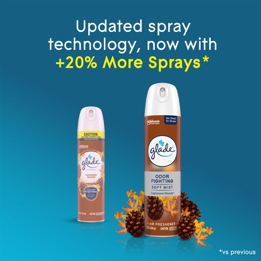 Glade Air Freshener Room Spray - Cashmere Woods