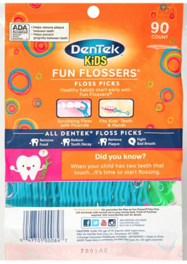 DenTek Kid's Fun Flossers Floss Pick