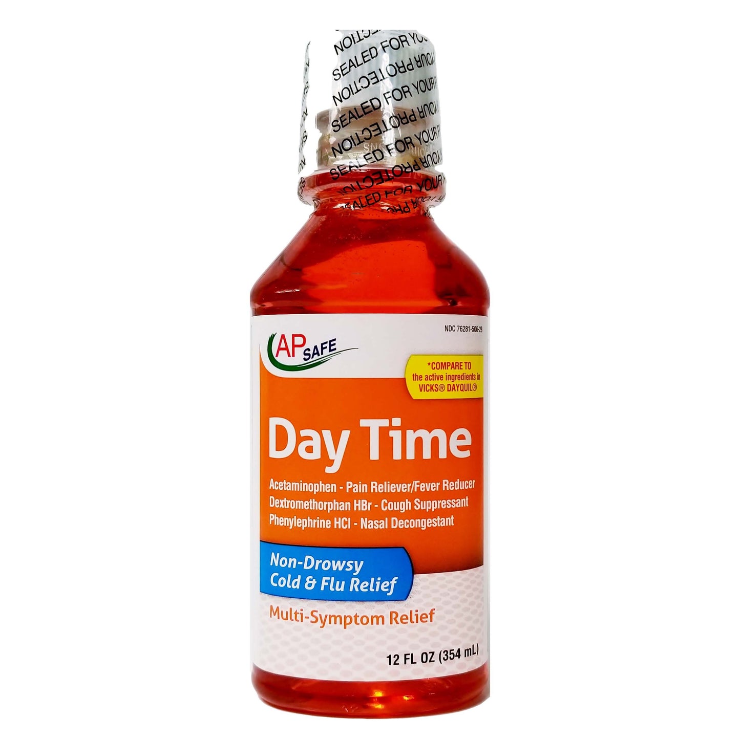 AP Safe Day Time Cold & Flu Relief Liquid