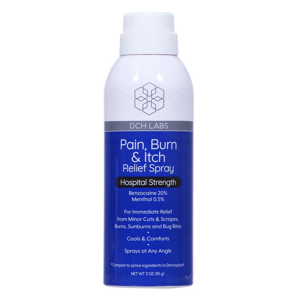 DCH Labs Pain, Burn & Itch Relief Spray - Hospital Strength